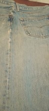Levi's Men's Blue Light Wash denim Straight Fit Button Fly 5-Pocket, Shel