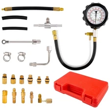 0-140PSI Fuel Pressure Tester Kit, Injector Injection Pump Pressure... 