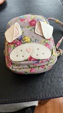 Betsey Johnson Mini Backpack Novelty Dog Purse Pink Floral Adjustable Teen