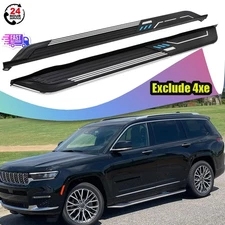 2X Running Boards Side Steps for 2022-2025 Jeep Grand Cherokee 2-Row Exclude 4xe