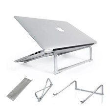 Portable Laptop Stand for 13"-18" Laptops, Anti-Slip Aluminium, Ideal for Gam...