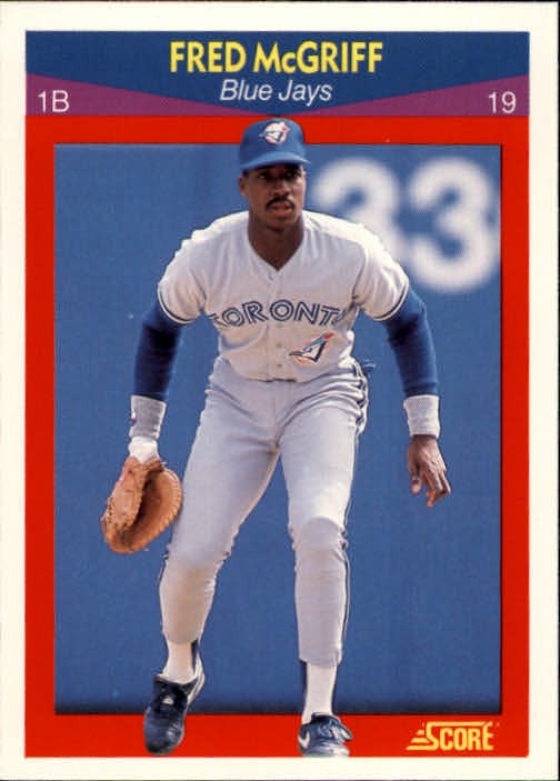 1990 Score 100 Superstars #45 Fred McGriff - BB