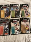 Star Wars Vintage Card Backs Lot Of 6