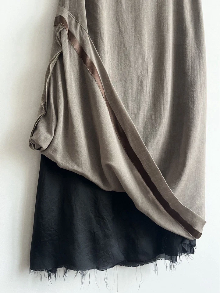 Maison Martin Margiela SS03 Assymetrical Hitched Skirt - Image 3 of 4