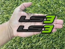 Ls3 Car Emblem Badges Custom New Racing Aggressive Lime Green 3 Matte Lsblack Ls3 Car Emblem Badges Custom New Racing Aggressive Lime Green 3 Matte Lsblack