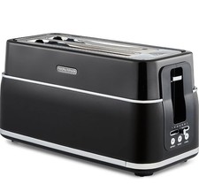 Image of Morphy Richards 245744 Signature Opulent Toaster Black 4 Slice Toaster, 2 Slots