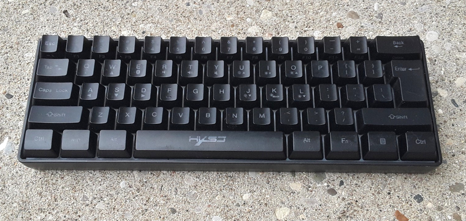 HXSJ L500 Gaming Keyboard Wireless USB Compact BT5.0 2.5G Dual Mode