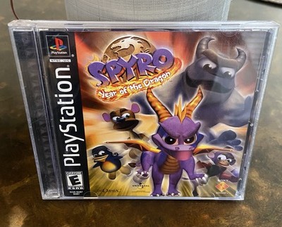 Spyro Year of the Dragon (Sony PlayStation 1, 2000) PS1 Complete Black Label