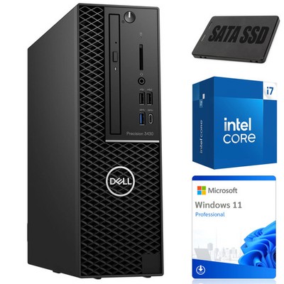 Desktop Computer Dell Precision 3430 SFF i7-8700 16/256 SSD W11P KL A