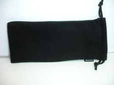 SONY LENS Pouch Travel Soft Carry BAG Case 7.5" x 3.5" Black version