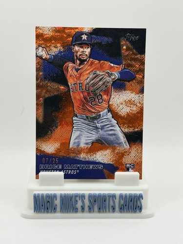 2026 Topps Series 2 Brice Matthews Orange Crackle (RAW)