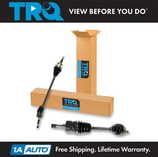 TRQ New Front CV Axle Shaft Pair Set 2 For Voyager Caravan Town & Country