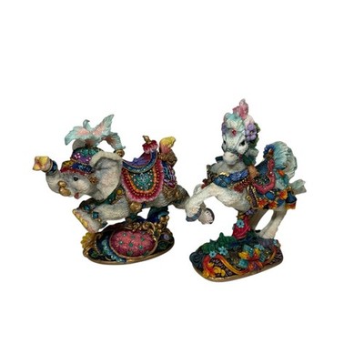 Crinkle Carousel Pachyderm Filly Crinkle Possible Dreams Elephant Horse Vintage