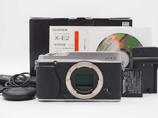 Fujifilm Fuji X Series X-E2 Silver 16.3MP Body Original Box Z5845A