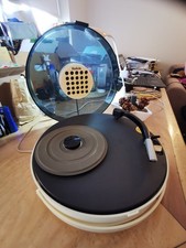 RARE RADIOLA/PHILIPS RA 4330/03X 'UFO' PORTABLE RECORD PLAYER FULL TESTED GREY#3