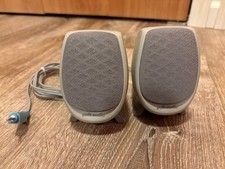 Polk Audio Speakers Compact Mini Desktop Computer PC 3.5mm Wired Pair