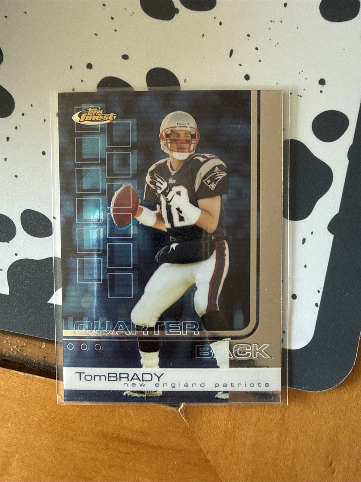 2002 Topps Finest - Tom Brady #50