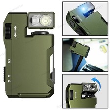 400LM Portable Rechargeable 3 Modes EDC Flashlight Pocket Keychain Light
