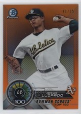 2018 Bowman Scouts' Top 100 Orange Refractor 11/25 Jesus Luzardo #BTP-68 13iq