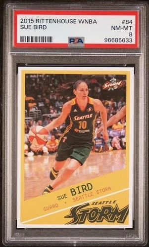 2015 Rittenhouse WNBA #84 Sue Bird PSA 8 Seattle Storm UCONN Huskies
