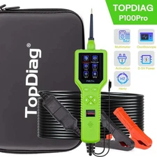 Topdiag P100Pro 9V-30V Car Circuit Tester Power Probe Multimeter Oscilloscope US