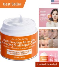 Snail Mucin Moisturizer 97.5 - Korean Skin Care Snail Repair Cream - Day  N...