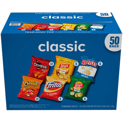 Frito-Lay Classic Mix Variety Pack Chips, 50 pk. - 6 Varieties - Fast Shipping