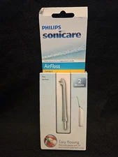 New 2 Sonicare AIR FLOSS Replacement Flosser Nozzle Heads Tips AirFloss