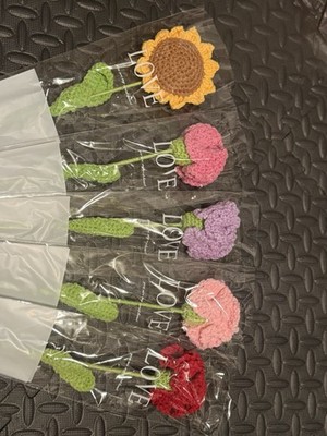 Crochet Single Flower Handmade