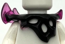 Lego New Black Minifigure Armor Shoulder Pads Tattered w/ Spikes and Holes Part