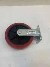 Ironton Standard-Duty 8in. Rigid Polyurethane Caster — 880-Lb.