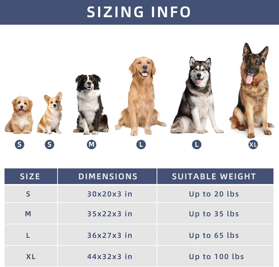 Large Dog Bed for Large Dogs, Orthopedic Dog Beds with Removable