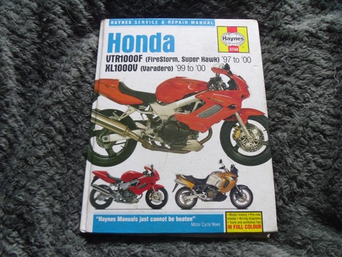 ⭐HONDA VTR1000F XL1000V XL VTR 1000 HAYNES MANUAL 1997- 2000 FREE POST ⭐
