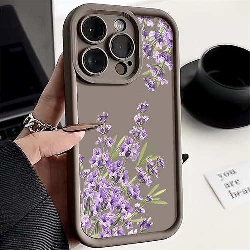 Funda Carcasa TPU Flor Antigolpes para iPhone 16 Pro Max 15 14 13 12 11 XS XR 8 7 - Imagen 20 de 30