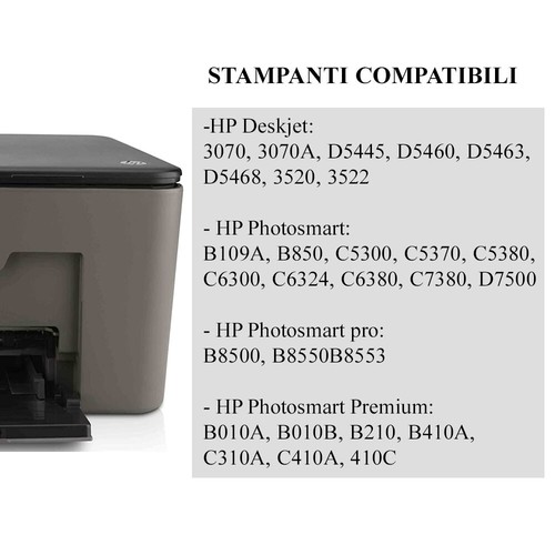 4 CARTUCCE PER HP 364XL CON CHIP PHOTOSMART B109A B109N B010A B110A C309A - Foto 2 di 4