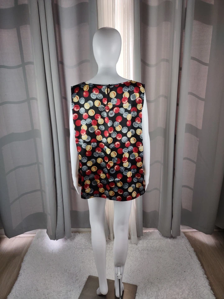 Blusa Le Suit Separates Mujer Negra, Roja, Gris, Amarilla Sin Mangas Talla 2X Foto 4 de 4