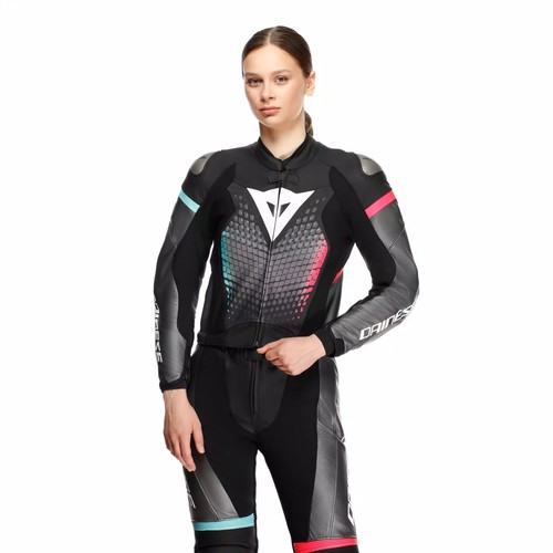 Dainese Fulminea Lady 2tlg. Lederkombi, black/anthracite/white, Gr. 38 (itl. 44) - Bild 3 von 5