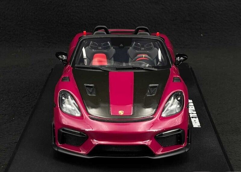 GT Spirit Porsche 718 Boxster Spyder RS 2023 Ruby Star Neo GT Spirit Porsche 718 Boxster Spyder RS 2023 Ruby Star Neo