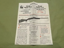 USED SAVAGE STEVENS 35 INSTRUCTION MANUAL OWNERS 35M BOLT ACTION RIFLE BOOK