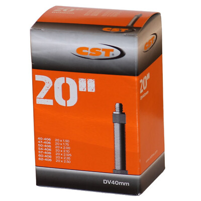 CST Schlauch 20'' Blitzventil DV 20x1.5/2.5 40/62-406 Fahrradschlauch BMX 40mm