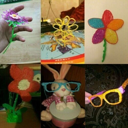 3D Stifte Set Kinder DIY 3D Druckstift 12Farben 36m Filament Geschenk DHL - Bild 8 von 15