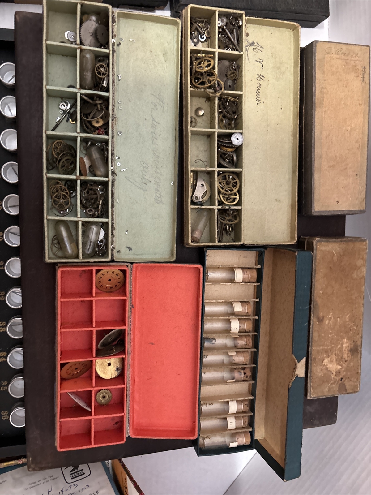 Large Watch Part Lot Watchmaker Clockmaker Repair eBay