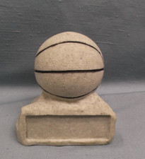 BASKETBALL ball award trophy resin rock GR020