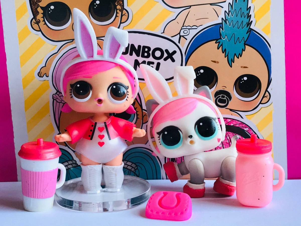 Pink Lol Hops Kit Tea LOL Surprise EASTER Birthday Basket 11pc+ Gift SPRING  BLING Hops