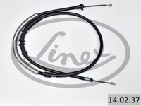 Linex 14.02.37 Cable, Parking Brake For Alfa Romeo Fiat