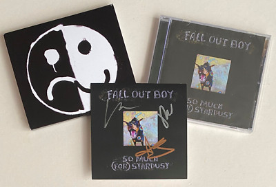 FALL OUT BOY * SO MUCH (FOR) STARDUST * UK EXCLUSIVE SLIP + SIGNED ART INSERT CD