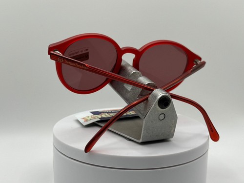 Vintage Y2K Designer Sunglasses | Round Red | Sergio Tacchini | OEM Sun Lenses - Picture 8 of 10