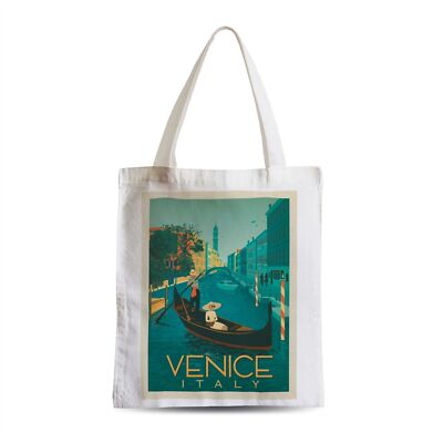 Sac en Tissu Paris France Arc de Triomphe Style Art Deco Poster Retro