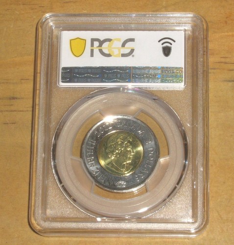 PCGS MS64 - Canada 2012 HMS Shannon Toonie, Rare Extra Sail Variety - Picture 2 of 2