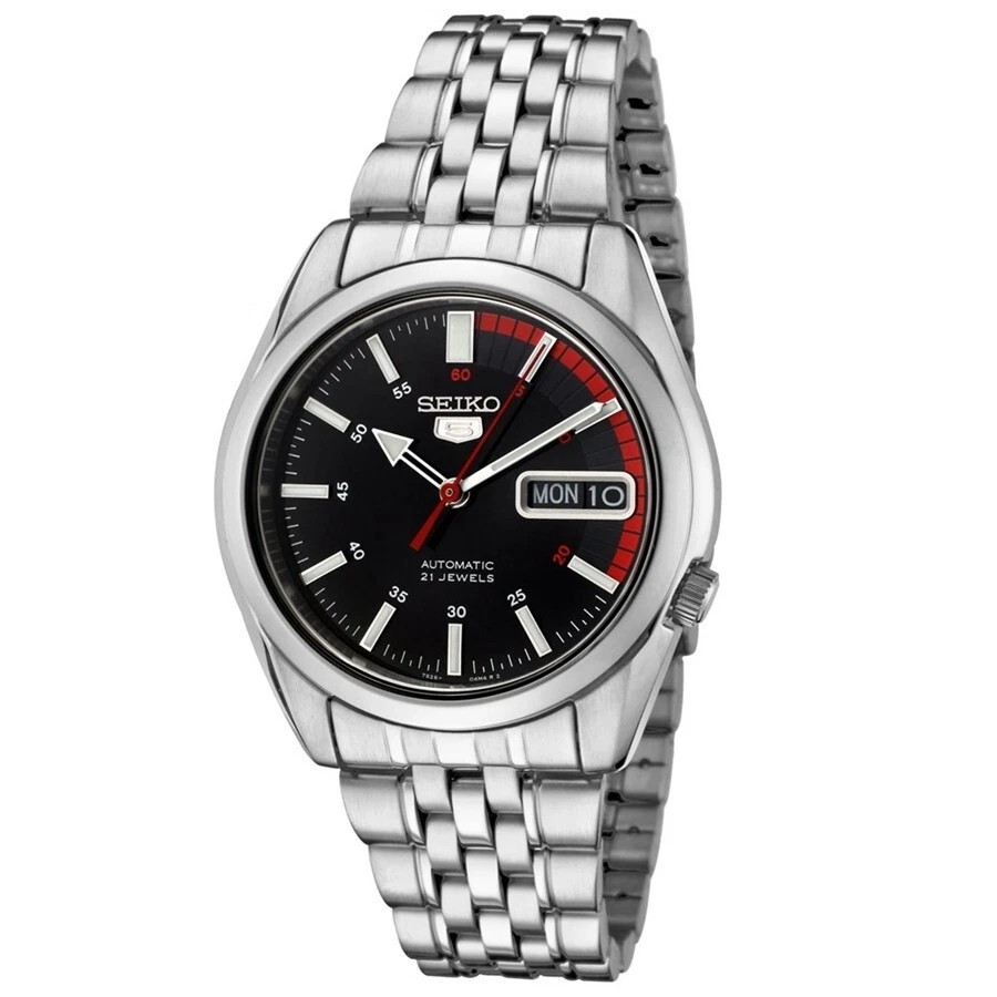 SEIKO Series 5 Automatic Men s Watch Vintage Style SNK375K1 Steel Bracelet